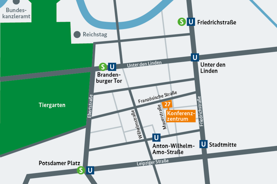 Anfahrtsskizze Mauerstraße